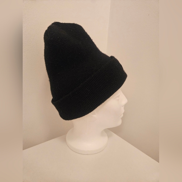 Kangol Black Beanie Hat Toque - Picture 2 of 2